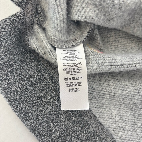 Lou & Grey For Loft Grey Embroidered Colorful Emoji Long Sleeve Sweater Size S - Picture 9 of 9